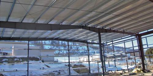 Retrofitted metal roofing. Image: Norsteel Buildings.